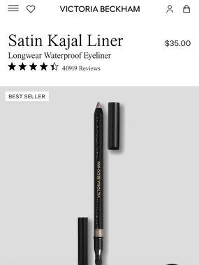 Victoria Beckham eyeliner in OLIVE, unused in original package